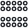 Per Honor 50 SE 10 PCS Obiettivo della fotocamera posteriore