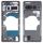 Per Google Pixel 7 Front Housing LCD Frame Bezel Plate (Nero)