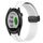 Per Garmin Approach S40 Cinturino per orologio in silicone con chiusura magnetica in tinta unita da 20 mm (bianco) Per Garmin Approach S40 Cinturino per orologio in silicone con chiusura magnetica in tinta unita da 20 mm (bianco)