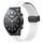 Per Xiaomi MI Watch S1 Pro Cinturino per orologio in silicone con chiusura magnetica in tinta unita da 22 mm (bianco) Per Xiaomi MI Watch S1 Pro Cinturino per orologio in silicone con chiusura magnetica in tinta unita da 22 mm (bianco)