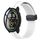 Per Xiaomi MI Watch Color 22mm Cinturino magnetico in silicone con chiusura magnetica (bianco)