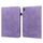 Per Nokia T20 10.4 2021 Custodia per tablet in pelle con motivo floreale in pizzo (viola) Per Nokia T20 10.4 2021 Custodia per tablet in pelle con motivo floreale in pizzo (viola)