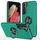 Per Samsung Galaxy S23 + 5G PC + Custodia magnetica in TPU con supporto per anello invisibile (verde scuro) Per Samsung Galaxy S23 + 5G PC + Custodia magnetica in TPU con supporto per anello invisibile (verde scuro)