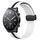 Per Xiaomi MI Watch S1 Cinturino in silicone pieghevole con chiusura magnetica da 22 mm (bianco + nero) Per Xiaomi MI Watch S1 Cinturino in silicone pieghevole con chiusura magnetica da 22 mm (bianco + nero)