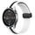 Per Xiaomi MI Watch Color 22mm Cinturino pieghevole in silicone con chiusura magnetica (bianco + nero) Per Xiaomi MI Watch Color 22mm Cinturino pieghevole in silicone con chiusura magnetica (bianco + nero)