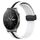 Cinturino per orologio in silicone pieghevole con chiusura magnetica da 22 mm per Huawei GT2 Pro (bianco + nero) Cinturino per orologio in silicone pieghevole con chiusura magnetica da 22 mm per Huawei GT2 Pro (bianco + nero)