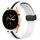 Cinturino per orologio in silicone con chiusura magnetica pieghevole da 22 mm For Honor Watch GS 3 (bianco + nero) Cinturino per orologio in silicone con chiusura magnetica pieghevole da 22 mm For Honor Watch GS 3 (bianco + nero)