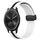 Per Garmin Vivomove Sport 20 mm pieghevole cinturino in silicone con chiusura magnetica (bianco + nero) Per Garmin Vivomove Sport 20 mm pieghevole cinturino in silicone con chiusura magnetica (bianco + nero)