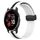 Per Garmin Venu 2 Plus Cinturino in silicone pieghevole da 20 mm con chiusura magnetica (bianco + nero) Per Garmin Venu 2 Plus Cinturino in silicone pieghevole da 20 mm con chiusura magnetica (bianco + nero)