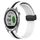 Per Garmin Approach S40 Cinturino in silicone pieghevole da 20 mm con chiusura magnetica (bianco + nero) Per Garmin Approach S40 Cinturino in silicone pieghevole da 20 mm con chiusura magnetica (bianco + nero)