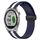 Per Garmin Approach S40 Cinturino in silicone pieghevole da 20 mm con chiusura magnetica (blu notte + bianco) Per Garmin Approach S40 Cinturino in silicone pieghevole da 20 mm con chiusura magnetica (blu notte + bianco)
