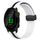 Per Garmin Forerunner 158 Cinturino in silicone pieghevole da 20 mm con chiusura magnetica (bianco + nero) Per Garmin Forerunner 158 Cinturino in silicone pieghevole da 20 mm con chiusura magnetica (bianco + nero)