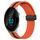 Per Garmin Forerunner 55 Cinturino in silicone pieghevole da 20 mm con chiusura magnetica (arancione + nero) Per Garmin Forerunner 55 Cinturino in silicone pieghevole da 20 mm con chiusura magnetica (arancione + nero)