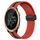 Per Garmin Forerunner 645 Music 20 mm pieghevole chiusura magnetica cinturino in silicone (rosso + nero) Per Garmin Forerunner 645 Music 20 mm pieghevole chiusura magnetica cinturino in silicone (rosso + nero)