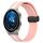 Per Huawei Watch GT3 Pro 43mm 20mm Cinturino in silicone pieghevole con chiusura magnetica (rosa + bianco) Per Huawei Watch GT3 Pro 43mm 20mm Cinturino in silicone pieghevole con chiusura magnetica (rosa + bianco)