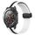 Per Huawei Watch 2 Cinturino in silicone pieghevole da 20 mm con chiusura magnetica (bianco + nero) Per Huawei Watch 2 Cinturino in silicone pieghevole da 20 mm con chiusura magnetica (bianco + nero)