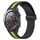 Per Huawei Watch 2 Cinturino in silicone pieghevole da 20 mm con chiusura magnetica (nero + verde lime) Per Huawei Watch 2 Cinturino in silicone pieghevole da 20 mm con chiusura magnetica (nero + verde lime)