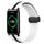 Cinturino per orologio in silicone con chiusura magnetica pieghevole For Honor Watch ES 20 mm (bianco + nero) Cinturino per orologio in silicone con chiusura magnetica pieghevole For Honor Watch ES 20 mm (bianco + nero)