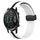Cinturino per orologio in silicone con chiusura magnetica pieghevole per Honor MagicWatch2 42 mm 20 mm (bianco + nero) Cinturino per orologio in silicone con chiusura magnetica pieghevole per Honor MagicWatch2 42 mm 20 mm (bianco + nero)
