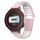 Per Garmin Forerunner 220 cinturino in silicone traspirante perforato bicolore (rosa + bianco) Per Garmin Forerunner 220 cinturino in silicone traspirante perforato bicolore (rosa + bianco)