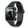 Per Garmin Approach S20 cinturino in silicone traspirante perforato bicolore (grigio + nero)