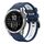 Per Garmin Fenix 7 22mm Cinturino sportivo in silicone bicolore (blu notte + bianco) Per Garmin Fenix 7 22mm Cinturino sportivo in silicone bicolore (blu notte + bianco)