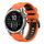 Per Garmin Fenix 7 22mm Cinturino sportivo in silicone bicolore (arancione + nero) Per Garmin Fenix 7 22mm Cinturino sportivo in silicone bicolore (arancione + nero)