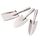 Set di pale in acciaio inossidabile per giardinaggio domestico da 3 pezzi / set