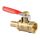Valvola a sfera in rame con connettore per tubo pneumatico LAIZE, specifica: all'interno 2-Barb 8mm Valvola a sfera in rame con connettore per tubo pneumatico LAIZE, specifica: all'interno 2-Barb 8mm