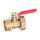 Valvola a sfera in rame con connettore per tubo pneumatico LAIZE, specifica: interno ed esterno 4 1/2 pollici