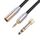 SB423M120-03 Cavo audio da 6,35 mm + 3,5 mm maschio a mini XLR a 3 pin maschio, lunghezza: 30 cm SB423M120-03 Cavo audio da 6,35 mm + 3,5 mm maschio a mini XLR a 3 pin maschio, lunghezza: 30 cm
