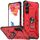 Per Samsung Galaxy S23 + 5G Custodia per telefono con anello (rosso)