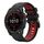 Per Garmin Fenix 7 Solar 22mm Cinturino sportivo in silicone bicolore (nero + rosso) Per Garmin Fenix 7 Solar 22mm Cinturino sportivo in silicone bicolore (nero + rosso)