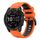 Per Garmin Fenix 7 Sapphire Solar 22mm Cinturino sportivo in silicone bicolore (arancione + nero) Per Garmin Fenix 7 Sapphire Solar 22mm Cinturino sportivo in silicone bicolore (arancione + nero)