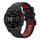 Per Garmin Fenix 7 Sapphire Solar 22mm Cinturino sportivo in silicone bicolore (nero + rosso) Per Garmin Fenix 7 Sapphire Solar 22mm Cinturino sportivo in silicone bicolore (nero + rosso)