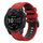 Per Garmin Fenix 7 Sapphire Solar 22mm Cinturino sportivo in silicone bicolore (rosso + nero) Per Garmin Fenix 7 Sapphire Solar 22mm Cinturino sportivo in silicone bicolore (rosso + nero)