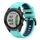 Per Garmin Approach S62 Cinturino sportivo in silicone bicolore da 22 mm (verde menta + blu) Per Garmin Approach S62 Cinturino sportivo in silicone bicolore da 22 mm (verde menta + blu)