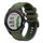 Per Garmin Approach S62 Cinturino sportivo in silicone bicolore da 22 mm (verde militare + nero) Per Garmin Approach S62 Cinturino sportivo in silicone bicolore da 22 mm (verde militare + nero)