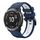 Per Garmin Fenix 6 GPS 22mm Cinturino sportivo in silicone bicolore (blu notte + bianco) Per Garmin Fenix 6 GPS 22mm Cinturino sportivo in silicone bicolore (blu notte + bianco)