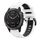Per Garmin Fenix 6 Sapphire GPS 22mm Cinturino sportivo in silicone bicolore (bianco + nero) Per Garmin Fenix 6 Sapphire GPS 22mm Cinturino sportivo in silicone bicolore (bianco + nero)