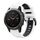 Per Garmin Fenix 5 22mm Cinturino sportivo in silicone bicolore (bianco + nero) Per Garmin Fenix 5 22mm Cinturino sportivo in silicone bicolore (bianco + nero)