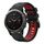 Per Garmin Fenix 5 22mm Cinturino sportivo in silicone bicolore (nero + rosso) Per Garmin Fenix 5 22mm Cinturino sportivo in silicone bicolore (nero + rosso)