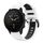 Per Garmin Forerunner 955 22mm Cinturino sportivo in silicone bicolore (bianco + nero) Per Garmin Forerunner 955 22mm Cinturino sportivo in silicone bicolore (bianco + nero)