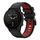 Per Garmin Forerunner 955 22mm Cinturino sportivo in silicone bicolore (nero + rosso) Per Garmin Forerunner 955 22mm Cinturino sportivo in silicone bicolore (nero + rosso)