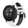 Per Garmin Instinct 22mm Cinturino sportivo in silicone bicolore (bianco + nero) Per Garmin Instinct 22mm Cinturino sportivo in silicone bicolore (bianco + nero)