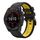Per Garmin Fenix 7X 26mm Cinturino sportivo in silicone bicolore (nero + giallo) Per Garmin Fenix 7X 26mm Cinturino sportivo in silicone bicolore (nero + giallo)