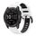 Per Garmin Fenix 7X Solar 26mm Cinturino sportivo in silicone bicolore (bianco + nero) Per Garmin Fenix 7X Solar 26mm Cinturino sportivo in silicone bicolore (bianco + nero)