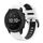 Per Garmin Tactix Delta 26mm Cinturino sportivo in silicone bicolore (bianco + nero) Per Garmin Tactix Delta 26mm Cinturino sportivo in silicone bicolore (bianco + nero)