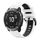 Per Garmin Fenix 6X Pro 26mm Cinturino sportivo in silicone bicolore (bianco + nero) Per Garmin Fenix 6X Pro 26mm Cinturino sportivo in silicone bicolore (bianco + nero)