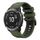 Per Garmin Fenix 6X Pro 26mm Cinturino sportivo in silicone bicolore (verde militare + nero) Per Garmin Fenix 6X Pro 26mm Cinturino sportivo in silicone bicolore (verde militare + nero)